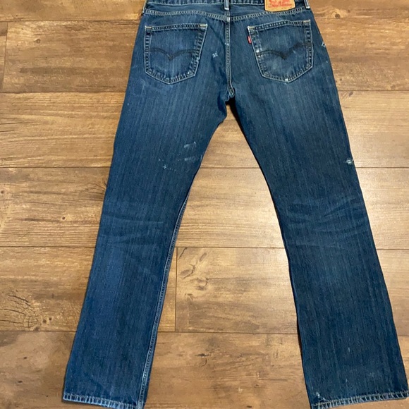 Jeans | Distressed Mens Levis 527 34x34 